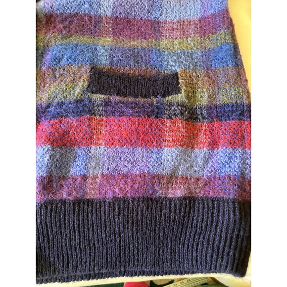 Colter Bay Int Vintage Multicolor Cardigan Pullover Sweater L 2 pocket 5 button - Picture 9 of 16